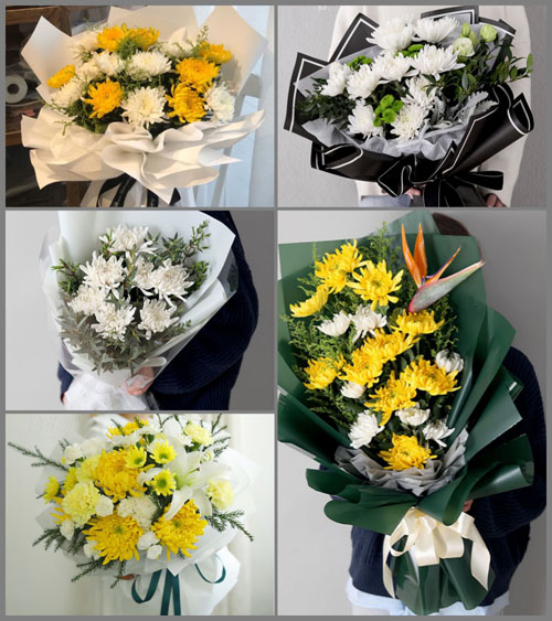 上海崇明区港西镇团结村白事花束代送